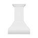 ZLINE Wooden Wall Mount Range Hood in Rustic Bright White Finish with Size Options (355WW)