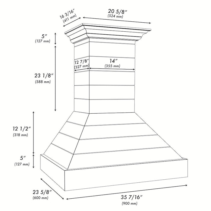 ZLINE 365WW-36 range hood