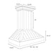 ZLINE Wooden Wall Mount Range Hood in Shiplap Bright White Finish with Size Options (KPWW)