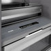 ZLINE Autograph Edition 30 in. 16.7 cu. ft. Column Refrigerator in Black Stainless Steel with Graphite Gray Interior and Polished Gold Accents (RCRVZ-BS-30-G)