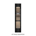 ZLINE 18 in. 9.0 cu. ft. Triple Zone 68 Bottle Left Hinge Column Wine Cooler in Black Stainless Steel (RCWVL-BS-18)