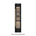 ZLINE Autograph Edition 18 in. 9.0 cu. ft. Triple Zone 68 Bottle Right Hinge Column Wine Cooler in Black Stainless Steel with Polished Gold Accents (RCWVRZ-BS-18-G)