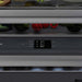 ZLINE Autograph Edition 36 in. 19.8 cu. ft. Built-In Bottom Freezer Refrigerator with Water Dispenser and Ice Maker in Black Stainless Steel with Graphite Gray Interior and Polished Gold Accents (GRBITZ-BS-36-G)
