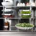 ZLINE Autograph Edition 24 in. 12.5 cu. ft. Panel Ready Column Refrigerator with Graphite Gray Interior and Polished Gold Accents (RBCRVZ-24-G)