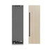 ZLINE Autograph Edition 24 in. 12.5 cu. ft. Panel Ready Column Refrigerator with Graphite Gray Interior and Matte Black Accents (RBCRVZ-24-MB)