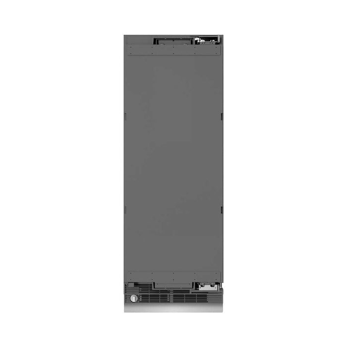 ZLINE Autograph Edition 30 in. 16.7 cu. ft. Panel Ready Column Refrigerator with Graphite Gray Interior and Champagne Bronze Accents (RBCRVZ-30-CB)
