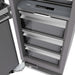 ZLINE Autograph Edition 30 in. 16.7 cu. ft. Panel Ready Column Refrigerator with Graphite Gray Interior and Polished Gold Accents (RBCRVZ-30-G)