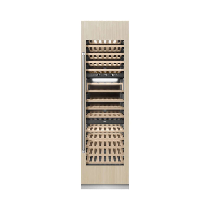 ZLINE 24 in. 12.4 cu. ft. Triple Zone 100 Bottle Panel Ready Column Wine Cooler (RBCWV-24)