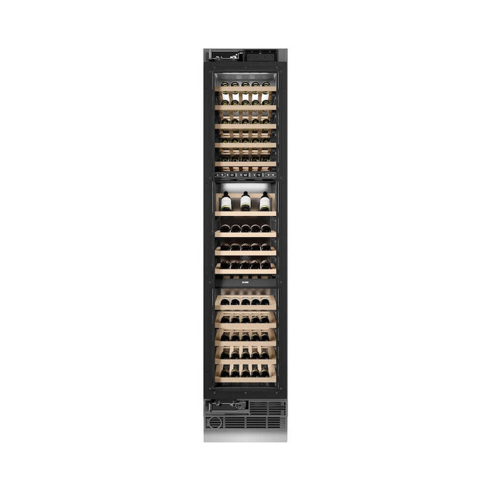 ZLINE 18 in. 9.0 cu. ft. Triple Zone 68 Bottle Panel Ready Left Hinge Column Wine Cooler (RBCWVL-18)