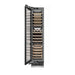 ZLINE Autograph Edition 18 in. 9.0 cu. ft. Triple Zone 68 Bottle Panel Ready Left Hinge Column Wine Cooler with Matte Black Accents (RBCWVLZ-18-MB)