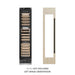 ZLINE Autograph Edition 18 in. 9.0 cu. ft. Triple Zone 68 Bottle Panel Ready Left Hinge Column Wine Cooler with Matte Black Accents (RBCWVLZ-18-MB)