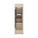 ZLINE Autograph Edition 24 in. 12.4 cu. ft. Triple Zone 100 Bottle Panel Ready Column Wine Cooler with Matte Black Accents (RBCWVZ-24-MB)