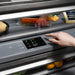 ZLINE Autograph Edition 30 in. 16.1 cu. ft. Panel Ready Built-In Bottom Freezer Refrigerator with Water Dispenser and Ice Maker with Graphite Gray Interior and Matte Black Accents (GRBIVZ-30-MB)