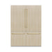 ZLINE Autograph Edition 60 in. 32.2 cu. ft. Panel Ready French Door Built-In Bottom Freezer Refrigerator with Water Dispenser and Ice Maker with Graphite Gray Interior and Champagne Bronze Accents (GRBIVZ-60-CB)