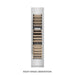 ZLINE 18 in. 9.0 cu. ft. Triple Zone 68 Bottle Right Hinge Column Wine Cooler in Satin Stainless Steel (RCWVR-SN-18)