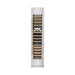 ZLINE Autograph Edition 18 in. 9.0 cu. ft. Triple Zone 68 Bottle Right Hinge Column Wine Cooler in Satin Stainless Steel with Polished Gold Accents (RCWVRZ-SN-18-G)