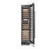 ZLINE Autograph Edition 18 in. 9.0 cu. ft. Triple Zone 68 Bottle Right Hinge Column Wine Cooler in Satin Stainless Steel with Matte Black Accents (RCWVRZ-SN-18-MB)