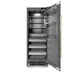ZLINE Autograph Edition 30 in. 16.7 cu. ft. Column Refrigerator in Stainless Steel with Graphite Gray Interior and Champagne Bronze Accents (RCRVZ-30430-CB)