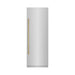 ZLINE Autograph Edition 30 in. 16.7 cu. ft. Column Refrigerator in Stainless Steel with Graphite Gray Interior and Polished Gold Accents (RCRVZ-30430-G)