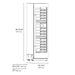 ZLINE 24 in. 12.4 cu. ft. Triple Zone 100 Bottle Column Wine Cooler in Stainless Steel (RCWV-304-24)