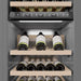 ZLINE 18 in. 9.0 cu. ft. Triple Zone 68 Bottle Left Hinge Column Wine Cooler in Stainless Steel (RCWVL-304-18)