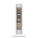 ZLINE 18 in. 9.0 cu. ft. Triple Zone 68 Bottle Left Hinge Column Wine Cooler in Stainless Steel (RCWVL-304-18)