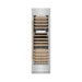 ZLINE Autograph Edition 24 in. 12.4 cu. ft. Triple Zone 100 Bottle Column Wine Cooler in Stainless Steel and Polished Gold Accents (RCWVZ-304-24-G)