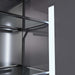 ZLINE Autograph Edition 36 in. 19.8 cu. ft. Built-In Bottom Freezer Refrigerator with Water Dispenser and Ice Maker in Stainless Steel with Graphite Gray Interior and Matte Black Accents (GRBITZ-304-36MB)