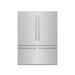 ZLINE 60 in. 32.2 cu. ft. French Door Built-In Bottom Freezer Refrigerator with Water Dispensers and Ice Makers in Stainless Steel with Graphite Gray Interior (GRBIV-304-60)