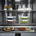 ZLINE Autograph Edition 30 in. 16.1 cu. ft. Built-In Bottom Freezer Refrigerator with Water Dispenser and Ice Maker in Stainless Steel with Graphite Gray Interior and Champagne Bronze Accents (GRBIVZ-304-30CB)