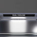 ZLINE Autograph Edition 30 in. 16.1 cu. ft. Built-In Bottom Freezer Refrigerator with Water Dispenser and Ice Maker in Stainless Steel with Graphite Gray Interior and Champagne Bronze Helix Handles (GRBIVZ-30430KCB)
