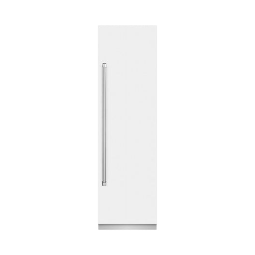 ZLINE 24 in. 12.5 cu. ft. Column Refrigerator in White Matte with Graphite Gray Interior (RCRV-WM-24)