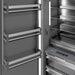 ZLINE Autograph Edition 30 in. 16.7 cu. ft. Column Refrigerator in White Matte with Graphite Gray Interior and Polished Gold Accents (RCRVZ-WM-30-G)