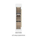 ZLINE Autograph Edition 18 in. 9.0 cu. ft. Triple Zone 68 Bottle Left Hinge Column Wine Cooler in White Matte with Polished Gold Accents (RCWVLZ-WM-18-G)