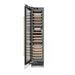 ZLINE Autograph Edition 18 in. 9.0 cu. ft. Triple Zone 68 Bottle Left Hinge Column Wine Cooler in White Matte with Polished Gold Accents (RCWVLZ-WM-18-G)