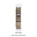 ZLINE Autograph Edition 18 in. 9.0 cu. ft. Triple Zone 68 Bottle Right Hinge Column Wine Cooler in White Matte with Champagne Bronze Accents (RCWVRZ-WM-18-CB)