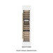 ZLINE Autograph Edition 18 in. 9.0 cu. ft. Triple Zone 68 Bottle Right Hinge Column Wine Cooler in White Matte with Polished Gold Accents (RCWVRZ-WM-18-G)