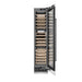 ZLINE Autograph Edition 18 in. 9.0 cu. ft. Triple Zone 68 Bottle Right Hinge Column Wine Cooler in White Matte with Matte Black Accents (RCWVRZ-WM-18-MB)