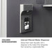 ZLINE Autograph Edition 30 in. 16.7 cu. ft. Column Refrigerator in Black Stainless Steel with Graphite Gray Interior and Polished Gold Accents (RCRVZ-BS-30-G)