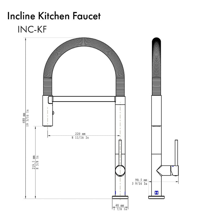 ZLINE INC-KF-CB kitchen faucet