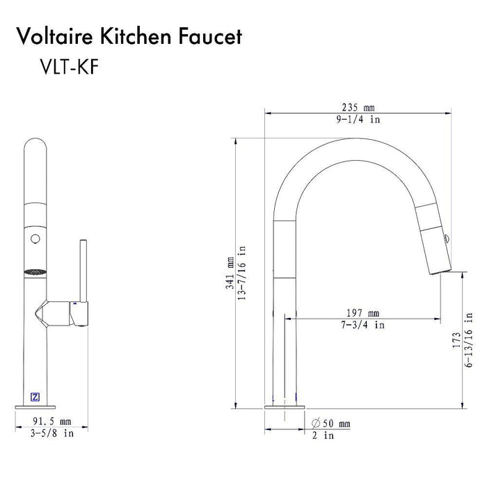 ZLINE VLT-KF-CB kitchen faucet