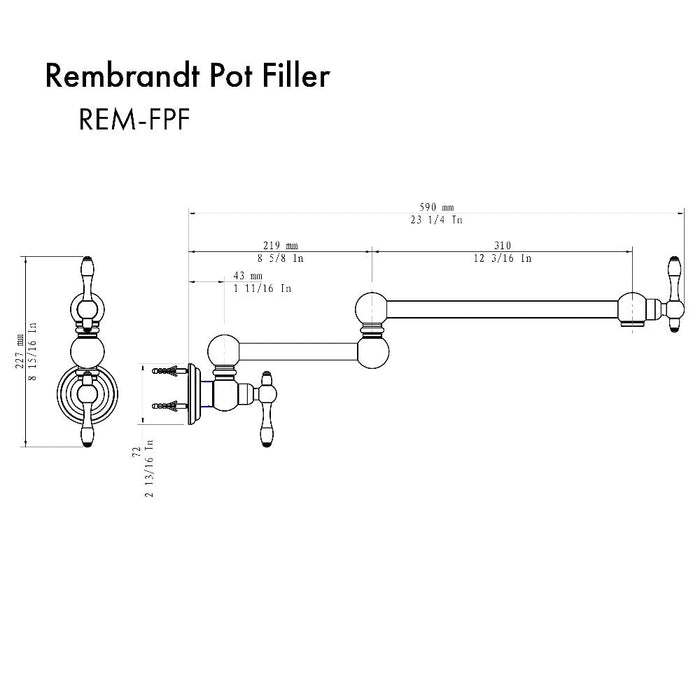ZLINE REM-FPF-CB kitchen faucet