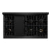 ZLINE 48 in. 6.7 cu. ft. Classic Double Oven Dual Fuel Range in Black Stainless Steel with 8 Brass Burners (CDRB-BR-48)