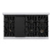 ZLINE 48 in. 6.7 cu. ft. Classic Double Oven Gas Range in Stainless Steel with 8 Brass Burners (CGR-BR-48)