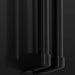 ZLINE 36 in. 21.6 cu. ft. Counter-Depth French Door Refrigerator with Water and Ice Dispenser with Extra Water Filter in Fingerprint-Resistant Black Stainless Steel (RFM-W-WF-36-BS)