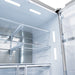ZLINE 36 in. 28.9 cu. ft. Standard-Depth French Door External Water Dispenser Refrigerator with Dual Ice Maker in Fingerprint-Resistant Stainless Steel (RSM-W-36)