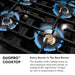 ZLINE 36 in. 5.2 cu. ft. Paramount Dual Fuel Range with 6 Burner DuoPro™ Cooktop and Electric Convection Oven in Black Satin Stainless Steel (PSDRBS-36)