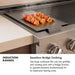 ZLINE Autograph Edition 36 in. 5.2 cu. ft. Paramount Induction Range with 5 Element Cooktop and Electric Convection Oven in Stainless Steel with Polished Gold Helix Handle and Knob Accents (SINRZ-36-KG)