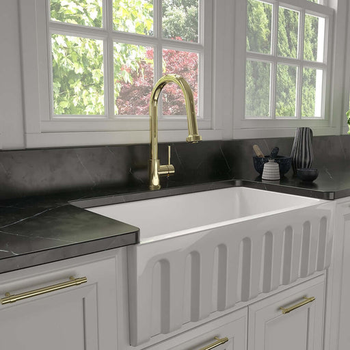 ZLINE Monet Kitchen Faucet in Polished Gold (MON-KF-PG)