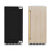 ZLINE Autograph Edition 15 in. Touchstone Clear Cube Ice Maker with Drain Pump and Panel Ready Door with Polished Gold Handle (ICCDPZ-15-G)